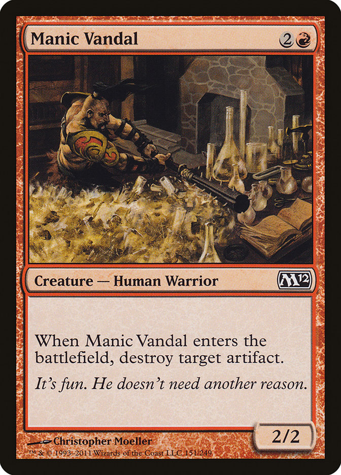 Manic Vandal [Magic 2012] | Game Haven TX