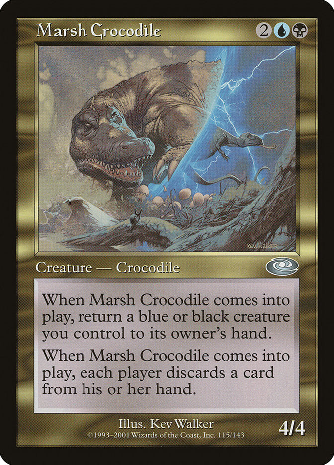 Marsh Crocodile [Planeshift] | Game Haven TX