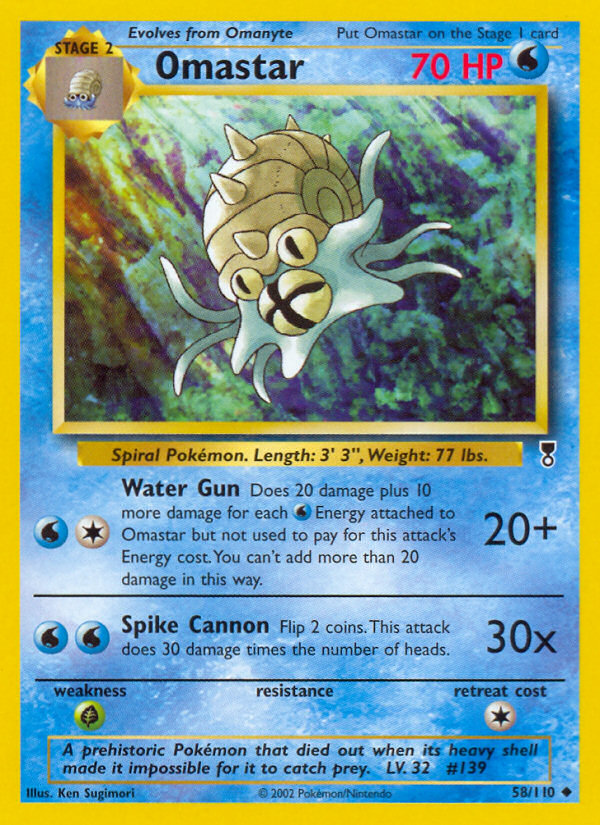 Omastar (58/110) [Legendary Collection] | Game Haven TX
