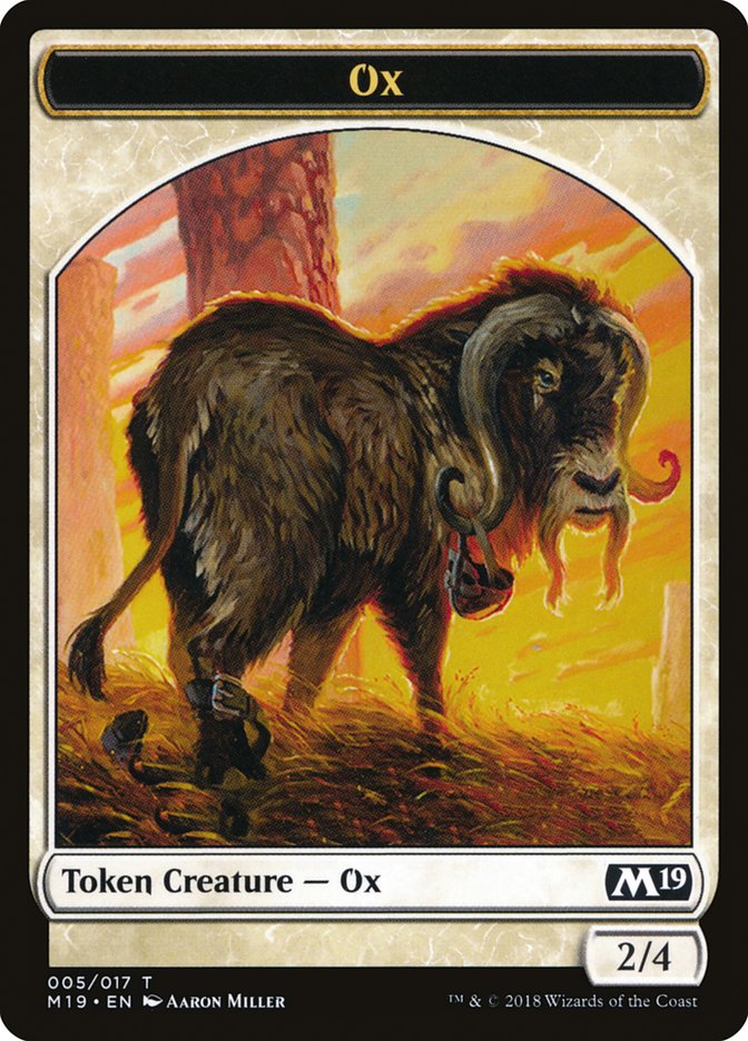 Ox [Core Set 2019 Tokens] | Game Haven TX