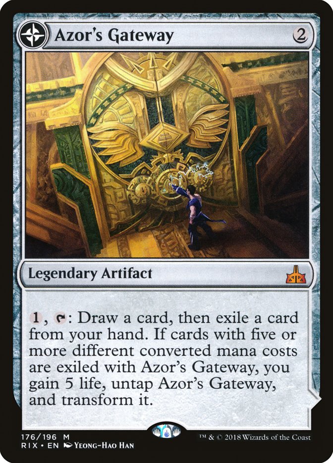 Azor's Gateway // Sanctum of the Sun [Rivals of Ixalan] | Game Haven TX
