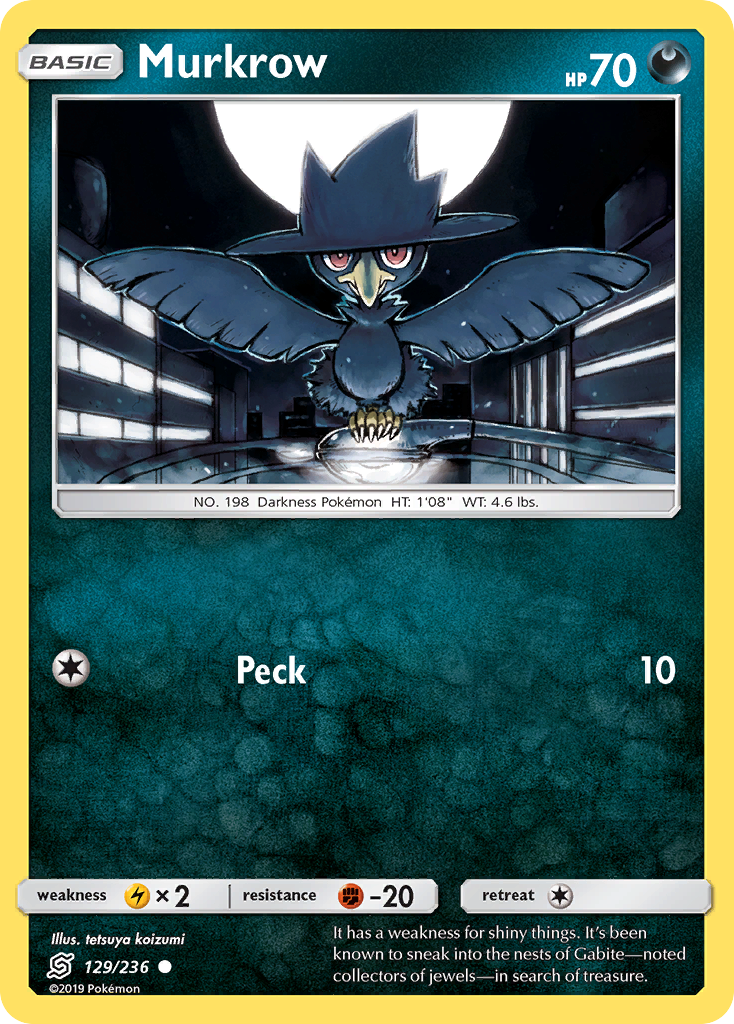 Murkrow (129/236) [Sun & Moon: Unified Minds] | Game Haven TX