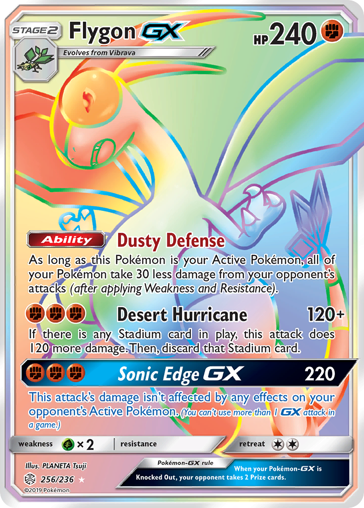 Flygon GX (256/236) [Sun & Moon: Cosmic Eclipse] | Game Haven TX
