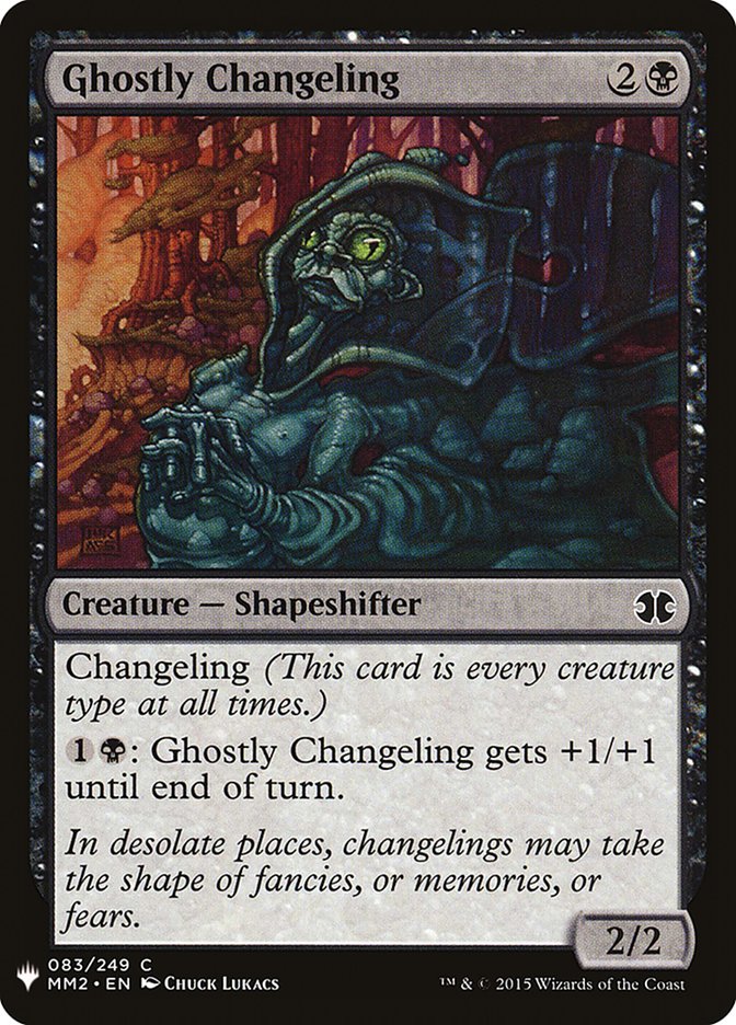 Ghostly Changeling [Mystery Booster] | Game Haven TX
