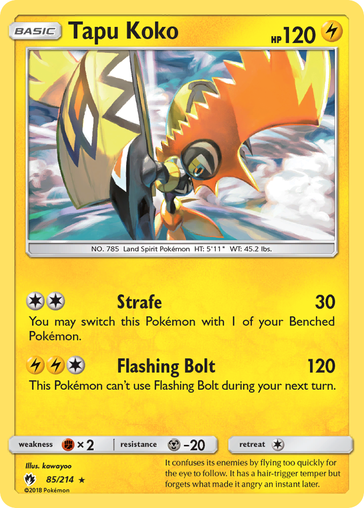 Tapu Koko (85/214) [Sun & Moon: Lost Thunder] | Game Haven TX