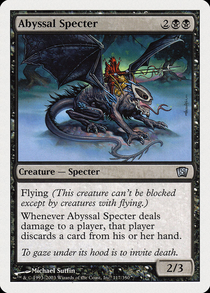Abyssal Specter [Eighth Edition] | Game Haven TX