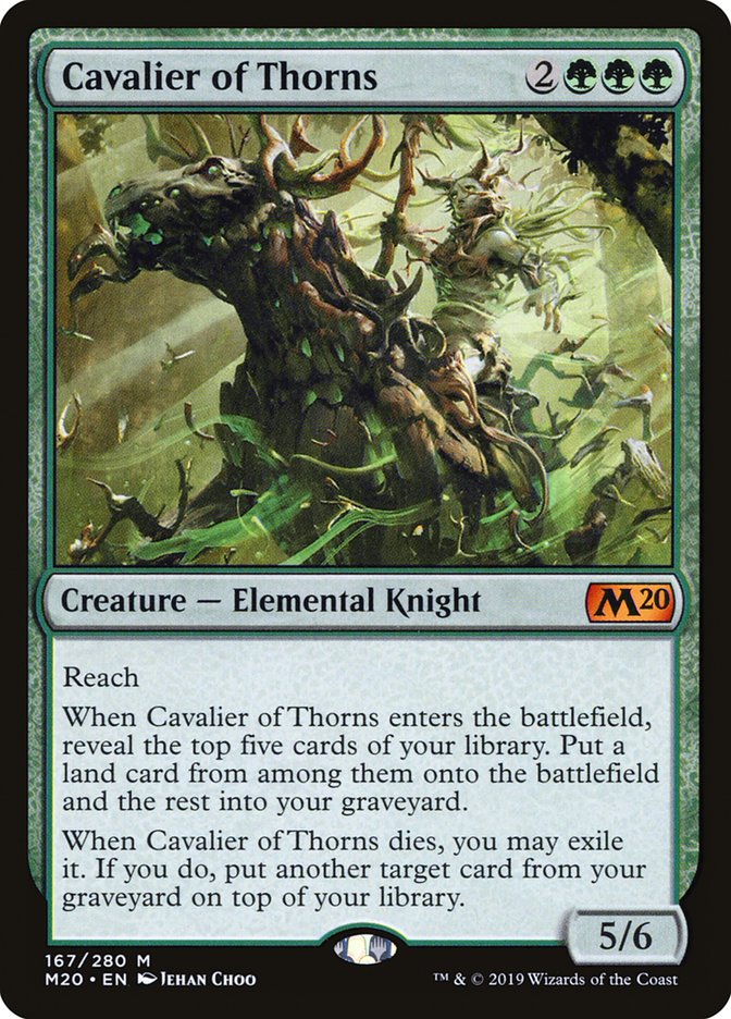 Cavalier of Thorns [Core Set 2020] | Game Haven TX