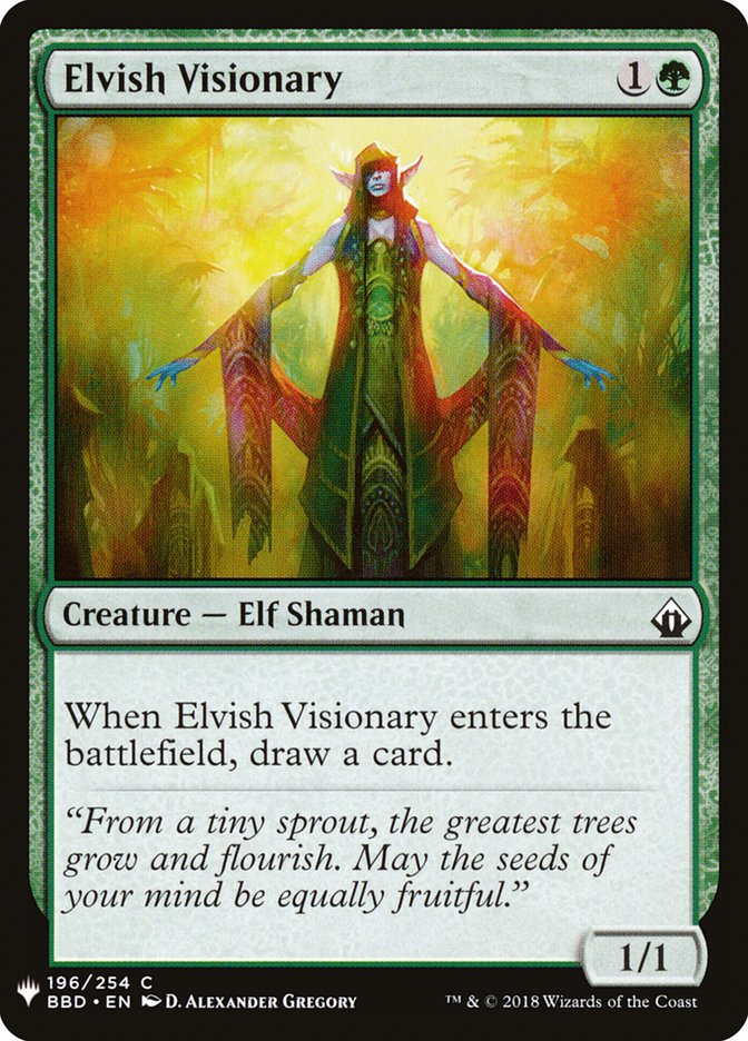 Elvish Visionary [Mystery Booster] | Game Haven TX