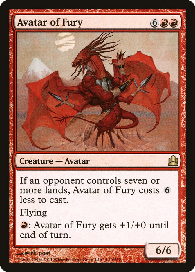 Avatar of Fury [Commander 2011] | Game Haven TX