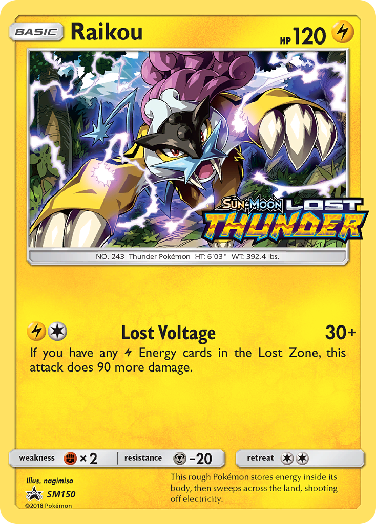 Raikou (SM150) [Sun & Moon: Black Star Promos] | Game Haven TX