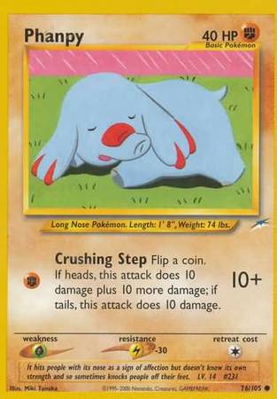 Phanpy (76/105) [Neo Destiny Unlimited] | Game Haven TX