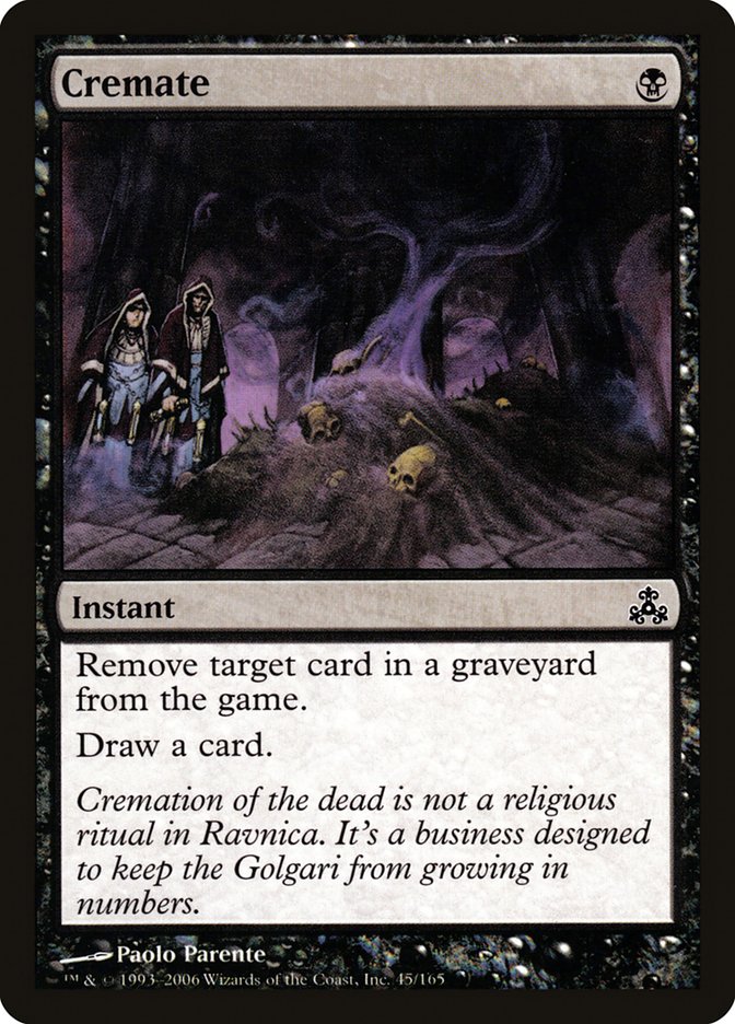 Cremate [Guildpact] | Game Haven TX