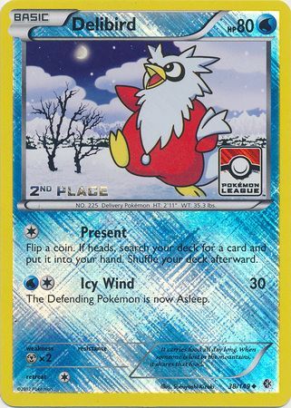 Delibird (38/149) (League Promo 2nd Place) [Black & White: Boundaries Crossed] | Game Haven TX