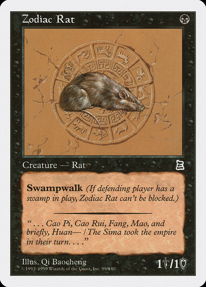 Zodiac Rat [Portal Three Kingdoms] | Game Haven TX
