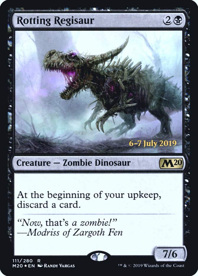 Rotting Regisaur [Core Set 2020 Promos] | Game Haven TX