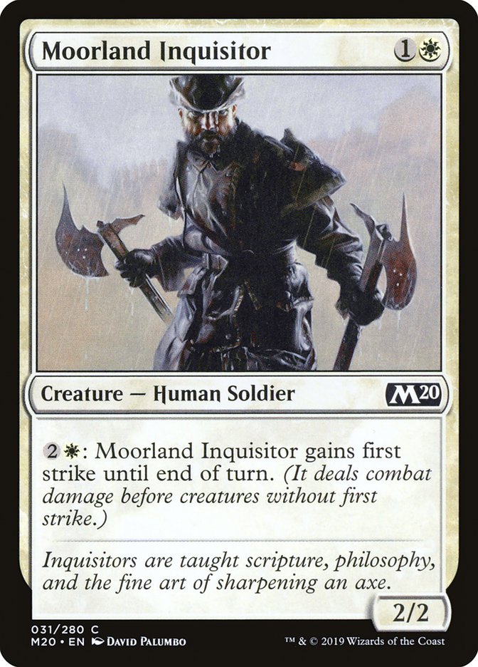 Moorland Inquisitor [Core Set 2020] | Game Haven TX