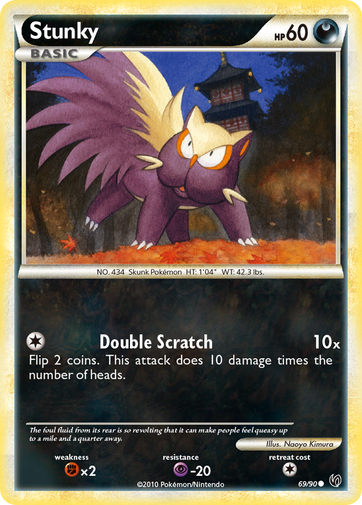 Stunky (69/90) [HeartGold & SoulSilver: Undaunted] | Game Haven TX