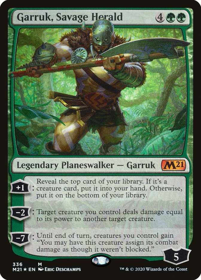 Garruk, Savage Herald [Core Set 2021] | Game Haven TX