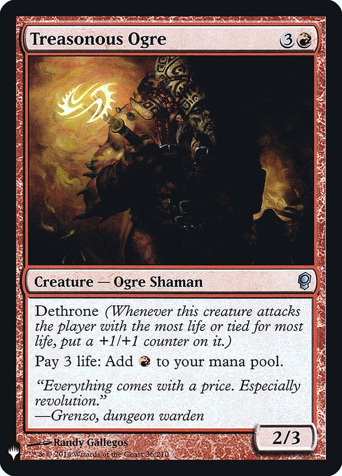 Treasonous Ogre [Mystery Booster] | Game Haven TX