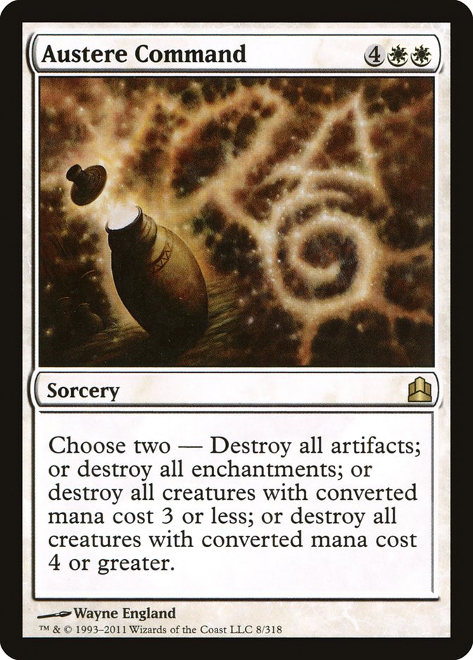 Austere Command [Commander 2011] | Game Haven TX