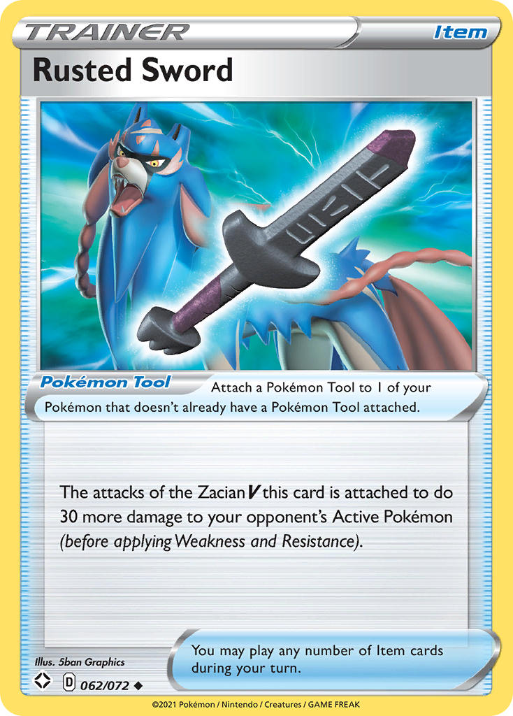 Rusted Sword (062/072) [Sword & Shield: Shining Fates] | Game Haven TX