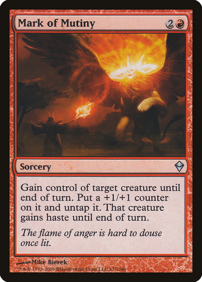Mark of Mutiny [Zendikar] | Game Haven TX