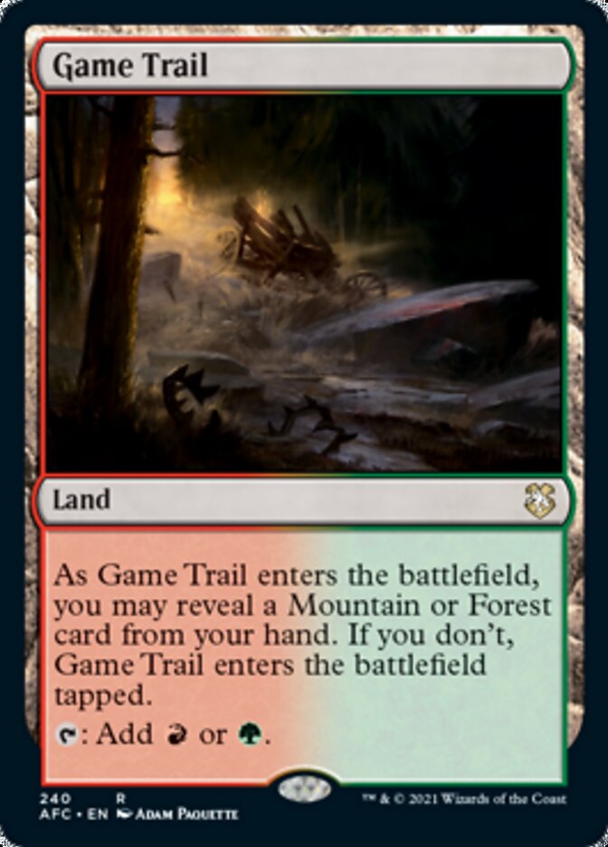 Game Trail [Dungeons & Dragons: Adventures in the Forgotten Realms Commander] | Game Haven TX