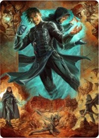 Jace, Mirror Mage 2 Art Card [Zendikar Rising Art Series] | Game Haven TX