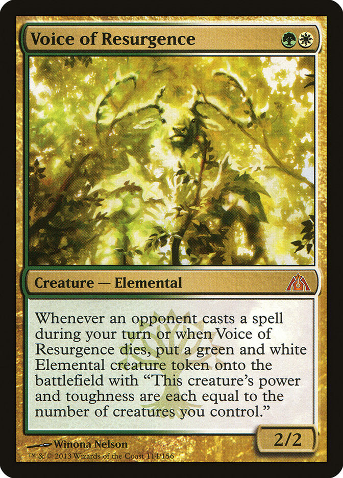 Voice of Resurgence [Dragon's Maze] | Game Haven TX