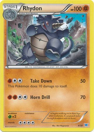 Rhydon (4/30) [XY: Trainer Kit 2 - Latios] | Game Haven TX