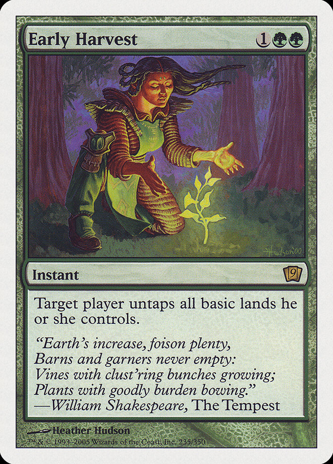 Early Harvest [Ninth Edition] | Game Haven TX