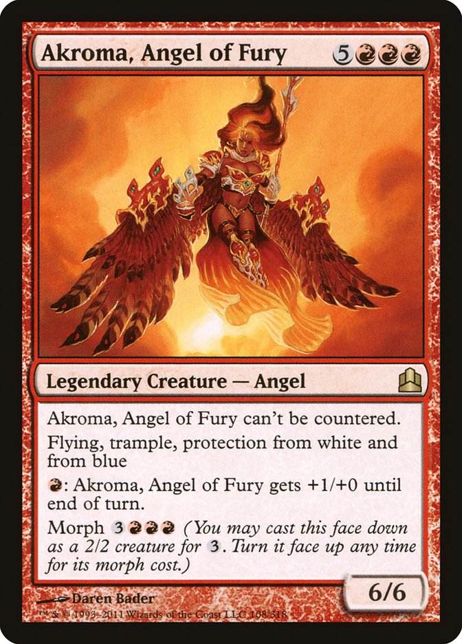 Akroma, Angel of Fury [Commander 2011] | Game Haven TX