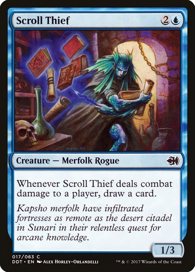 Scroll Thief [Duel Decks: Merfolk vs. Goblins] | Game Haven TX