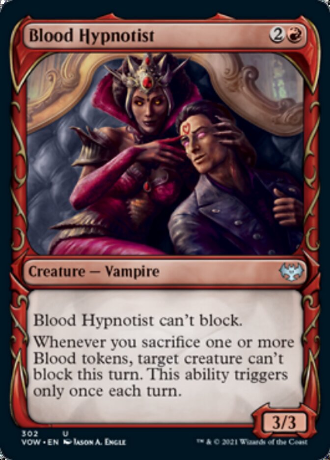 Blood Hypnotist (Showcase Fang Frame) [Innistrad: Crimson Vow] | Game Haven TX