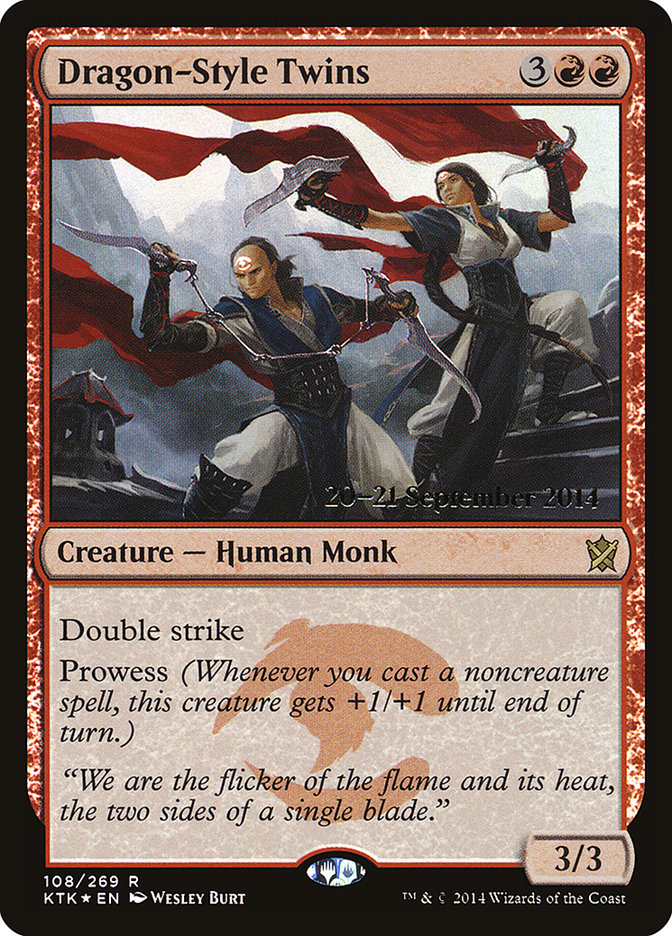 Dragon-Style Twins [Khans of Tarkir Promos] | Game Haven TX