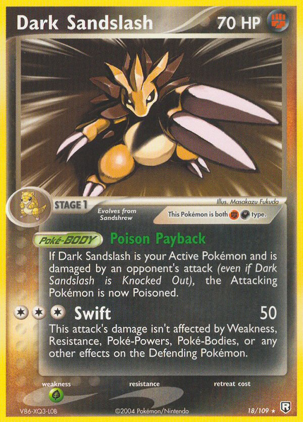 Dark Sandslash (18/109) [EX: Team Rocket Returns] | Game Haven TX