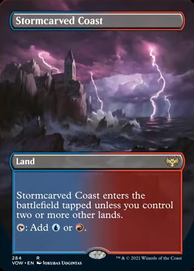 Stormcarved Coast (Borderless) [Innistrad: Crimson Vow] | Game Haven TX