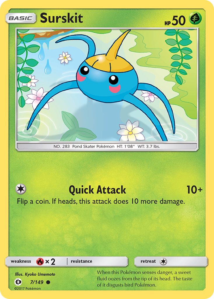 Surskit (7/149) [Sun & Moon: Base Set] | Game Haven TX