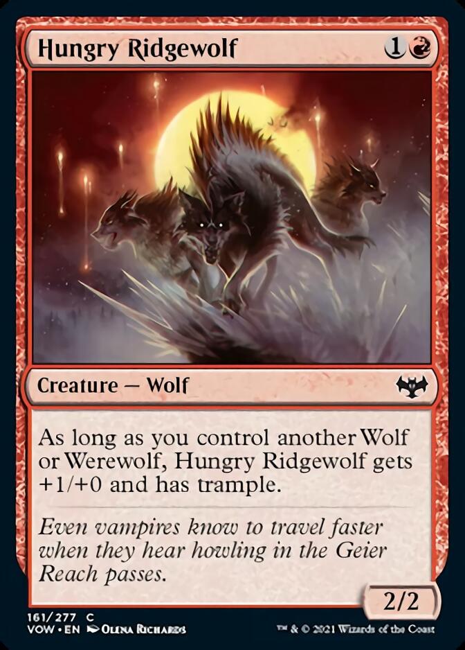 Hungry Ridgewolf [Innistrad: Crimson Vow] | Game Haven TX