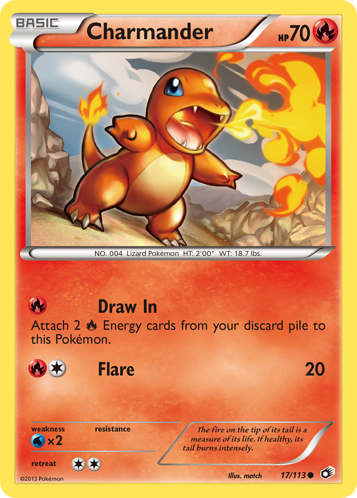 Charmander (17/113) [Black & White: Legendary Treasures] | Game Haven TX