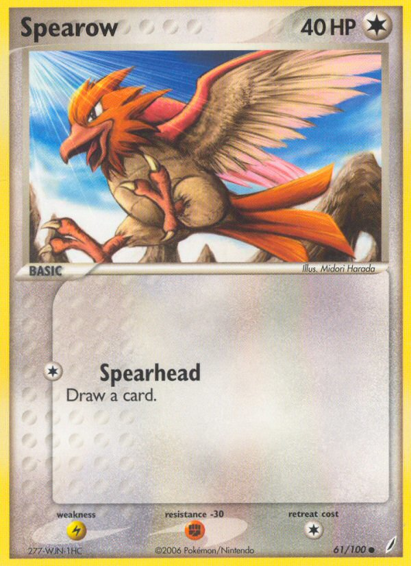 Spearow (61/100) [EX: Crystal Guardians] | Game Haven TX
