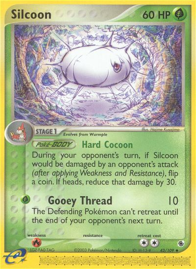 Silcoon (43/109) [EX: Ruby & Sapphire] | Game Haven TX