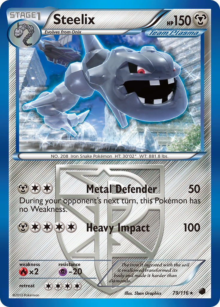 Steelix (79/116) [Black & White: Plasma Freeze] | Game Haven TX