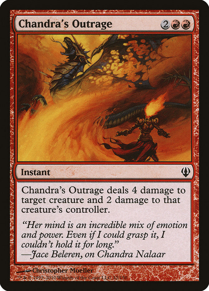 Chandra's Outrage [Archenemy] | Game Haven TX