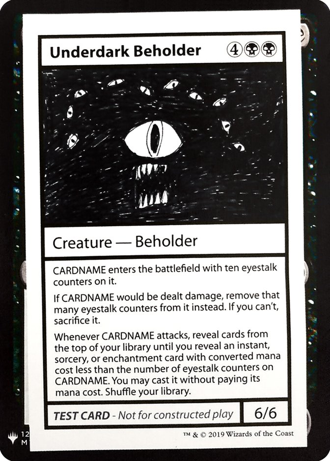 Underdark Beholder [Mystery Booster Playtest Cards] | Game Haven TX