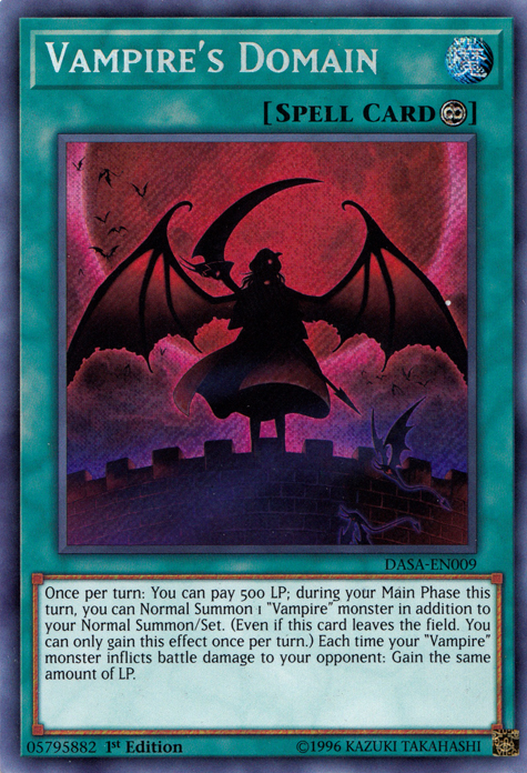Vampire's Domain [DASA-EN009] Secret Rare | Game Haven TX