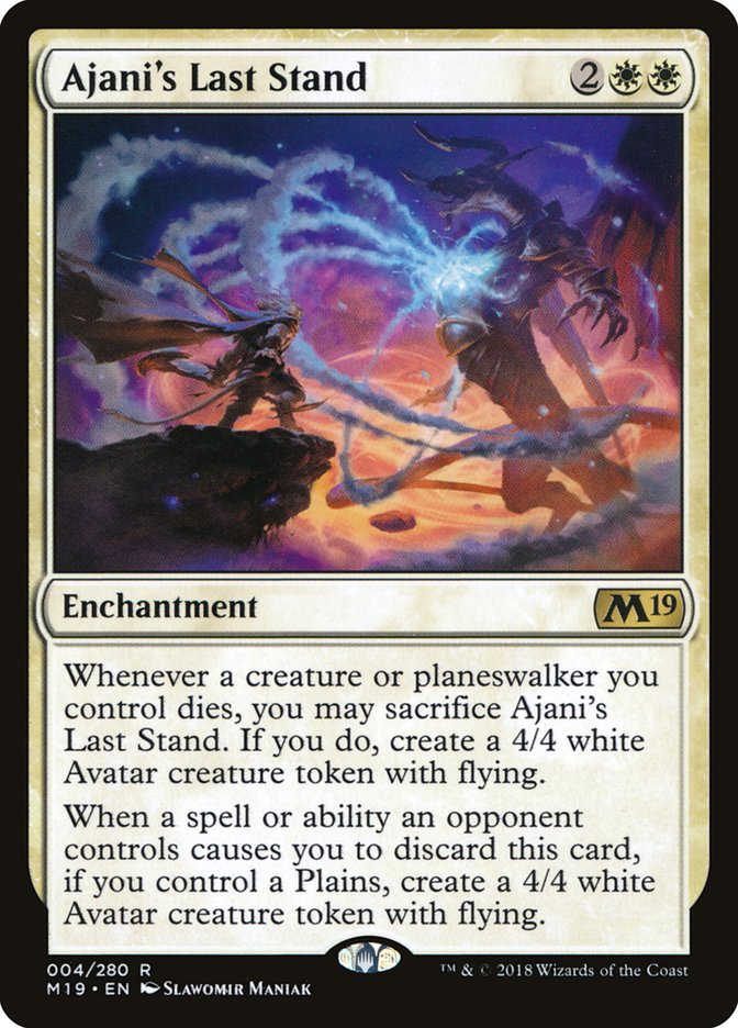 Ajani's Last Stand [Core Set 2019] | Game Haven TX