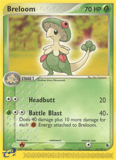 Breloom (16/109) [EX: Ruby & Sapphire] | Game Haven TX
