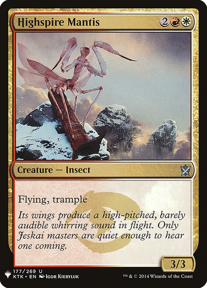 Highspire Mantis [Mystery Booster] | Game Haven TX