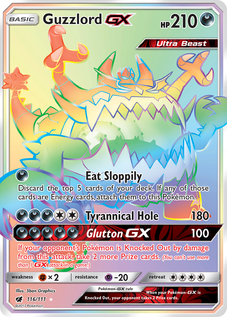 Guzzlord GX (116/111) [Sun & Moon: Crimson Invasion] | Game Haven TX
